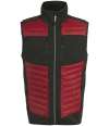 RG381 TRA905 Regatta E-Volve Unisex Thermal Hybrid Bodywarmer Classic Red / Black colour image